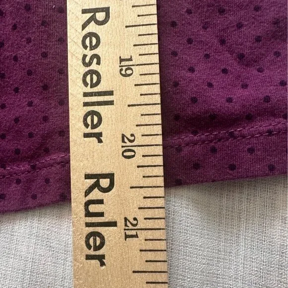 Faded Glory Womens 3X Purple Polka Dot  Babydoll Cami Top Y2K BOHO Festival - Picture 7 of 8